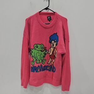 Brain Dead Pink Knit Sweater